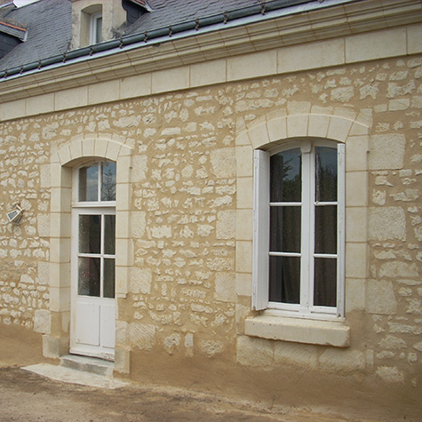 habitat troglodyte à Panzoult dans l’Indre-et-Loire (37)